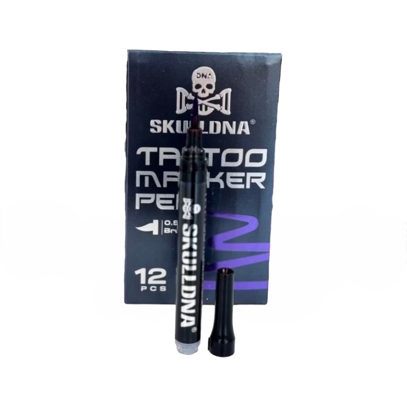 SKULLDNA タトゥーマーカーペン（0.5〜5mm ブラシタイプ）