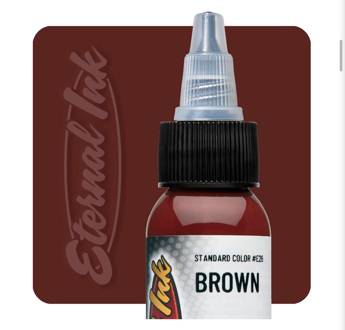 Eternal Ink タトゥーインク Brown 1オンス