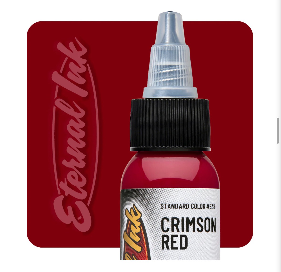 Eternal Ink タトゥーインク Crimson Red 1オンス