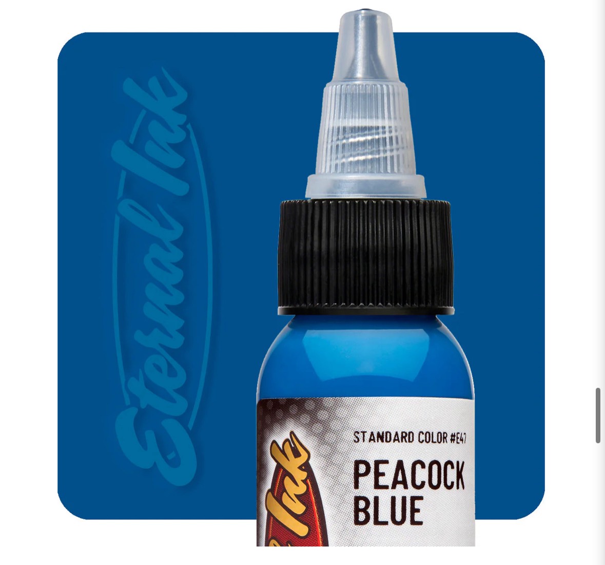 Eternal Ink タトゥーインク Peacock Blue 1オンス